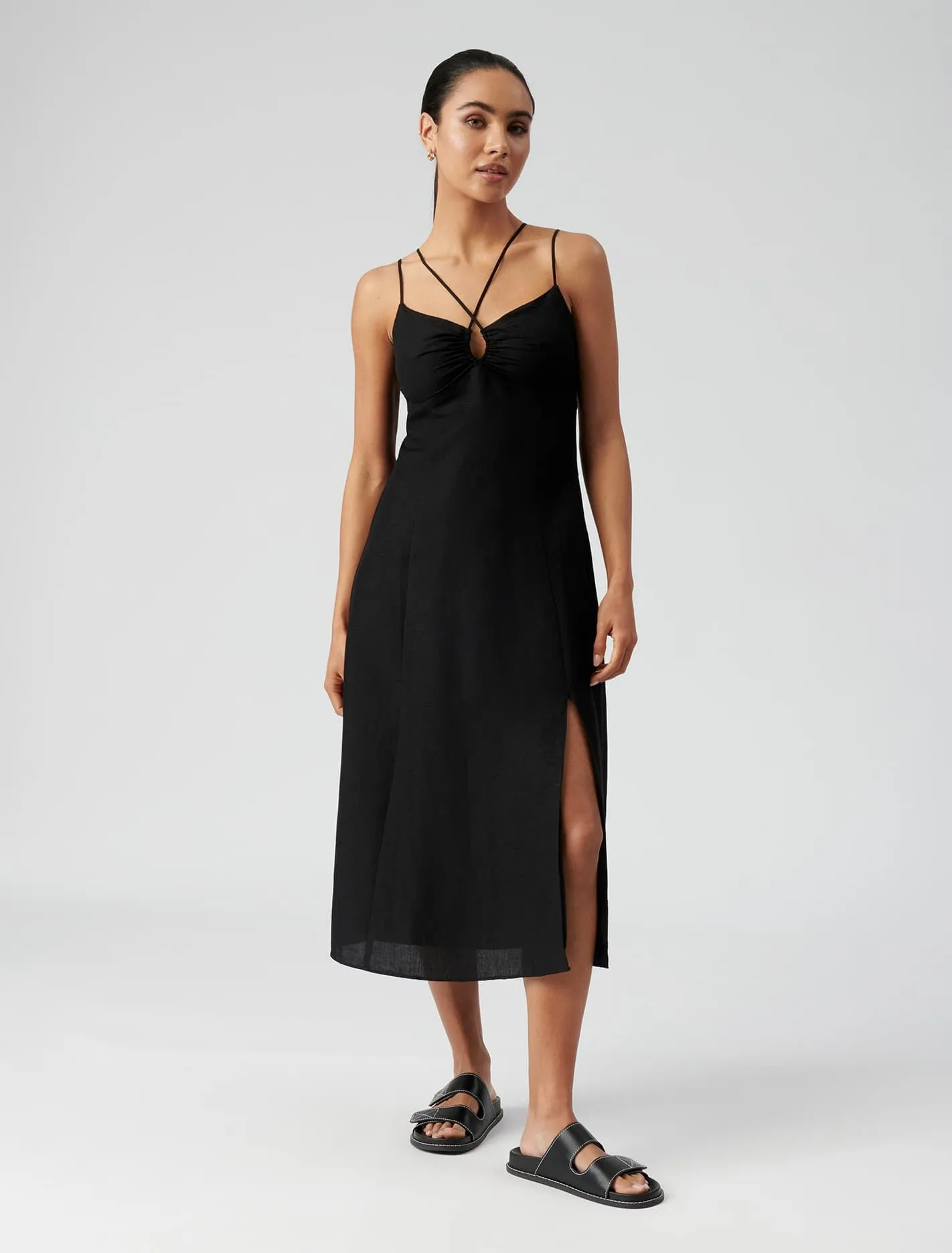 Layla Strappy Midi Dress