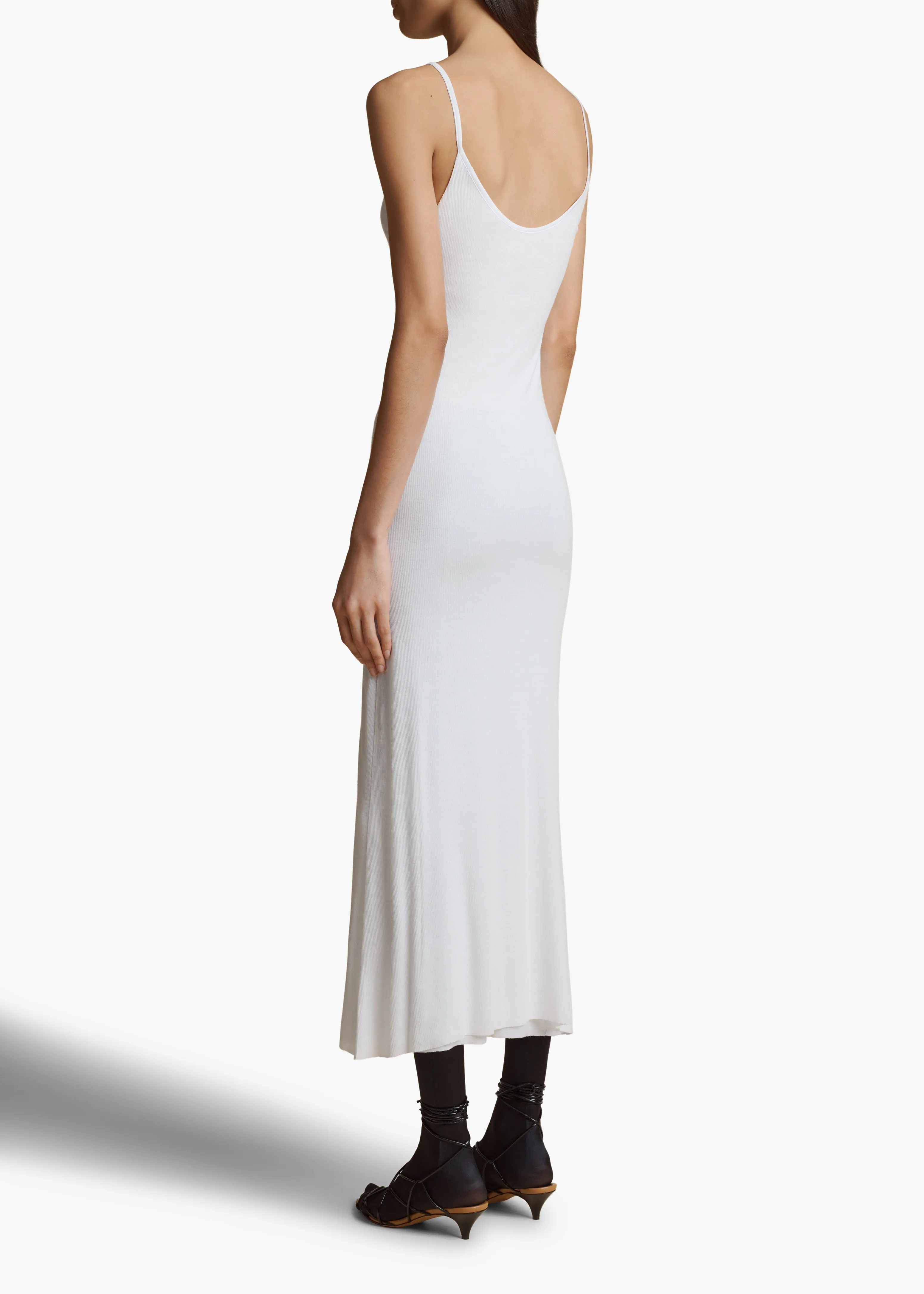 Leesal Dress in White