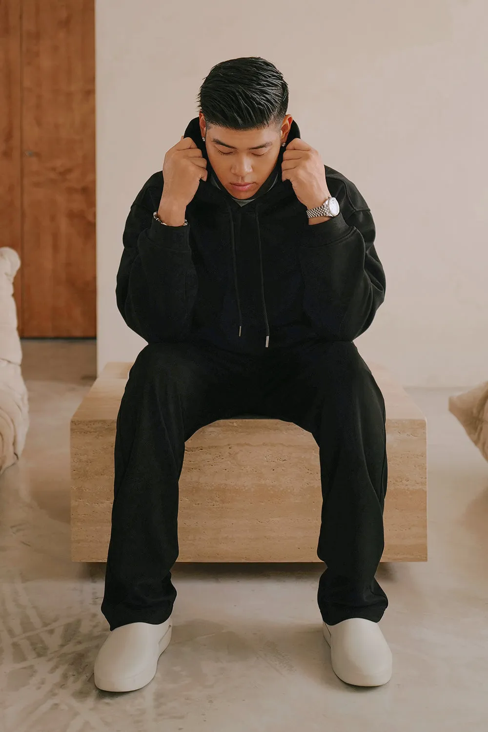 太空寶寶男版棉褲<br>Airy Heater Men's Sweatpants