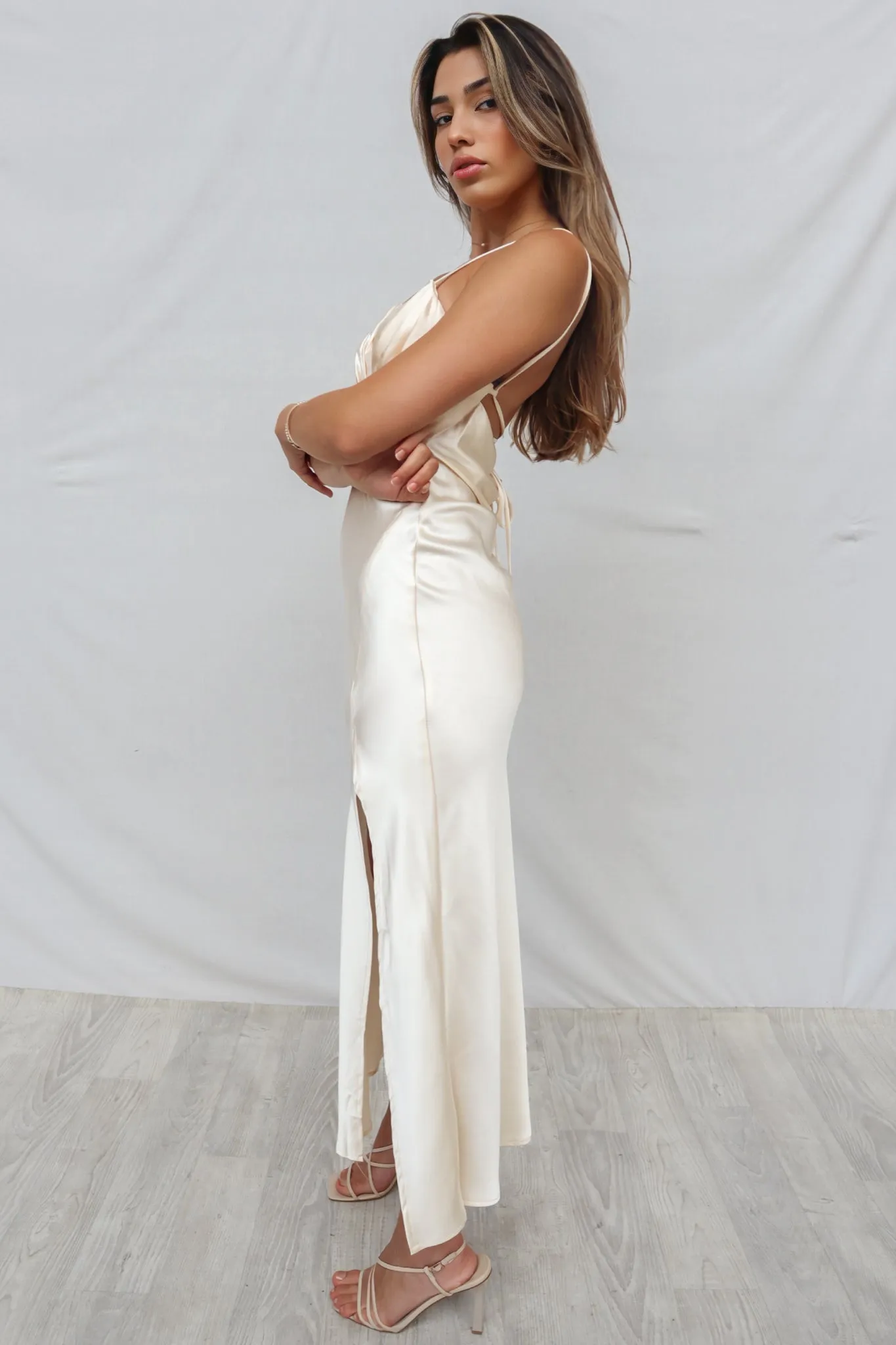 McKenna Maxi Dress - Champagne