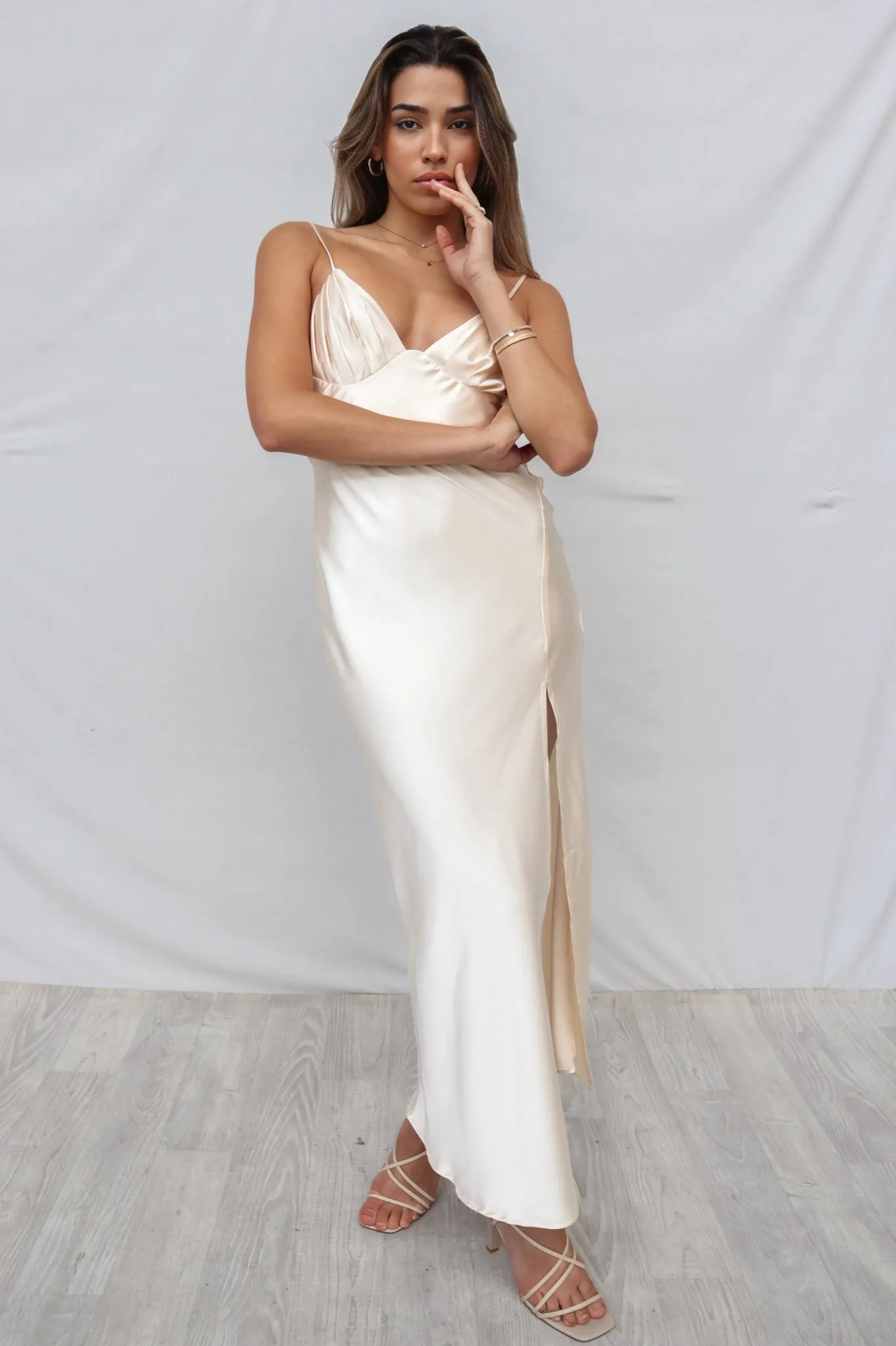 McKenna Maxi Dress - Champagne