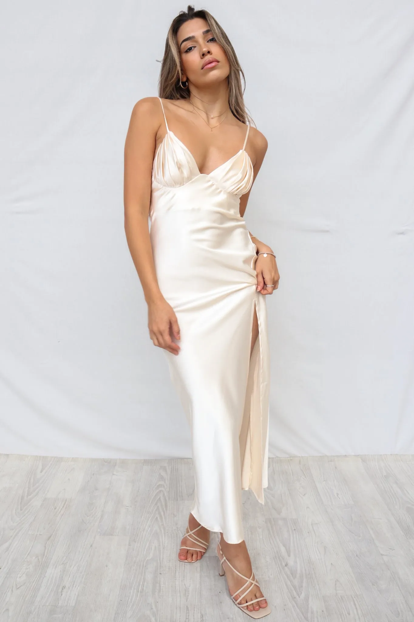 McKenna Maxi Dress - Champagne