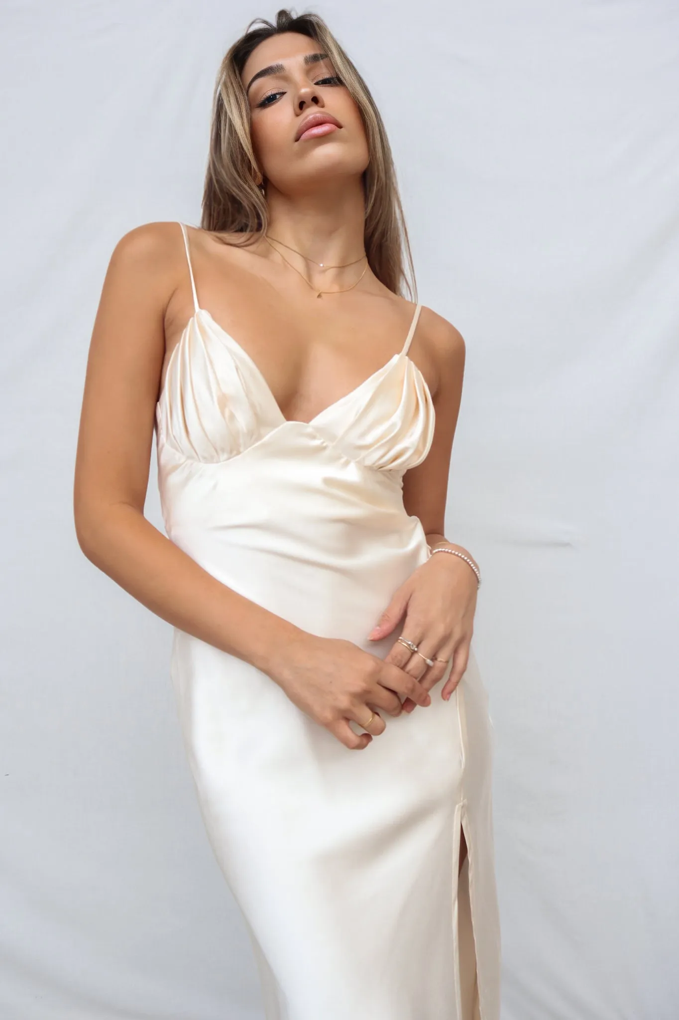 McKenna Maxi Dress - Champagne