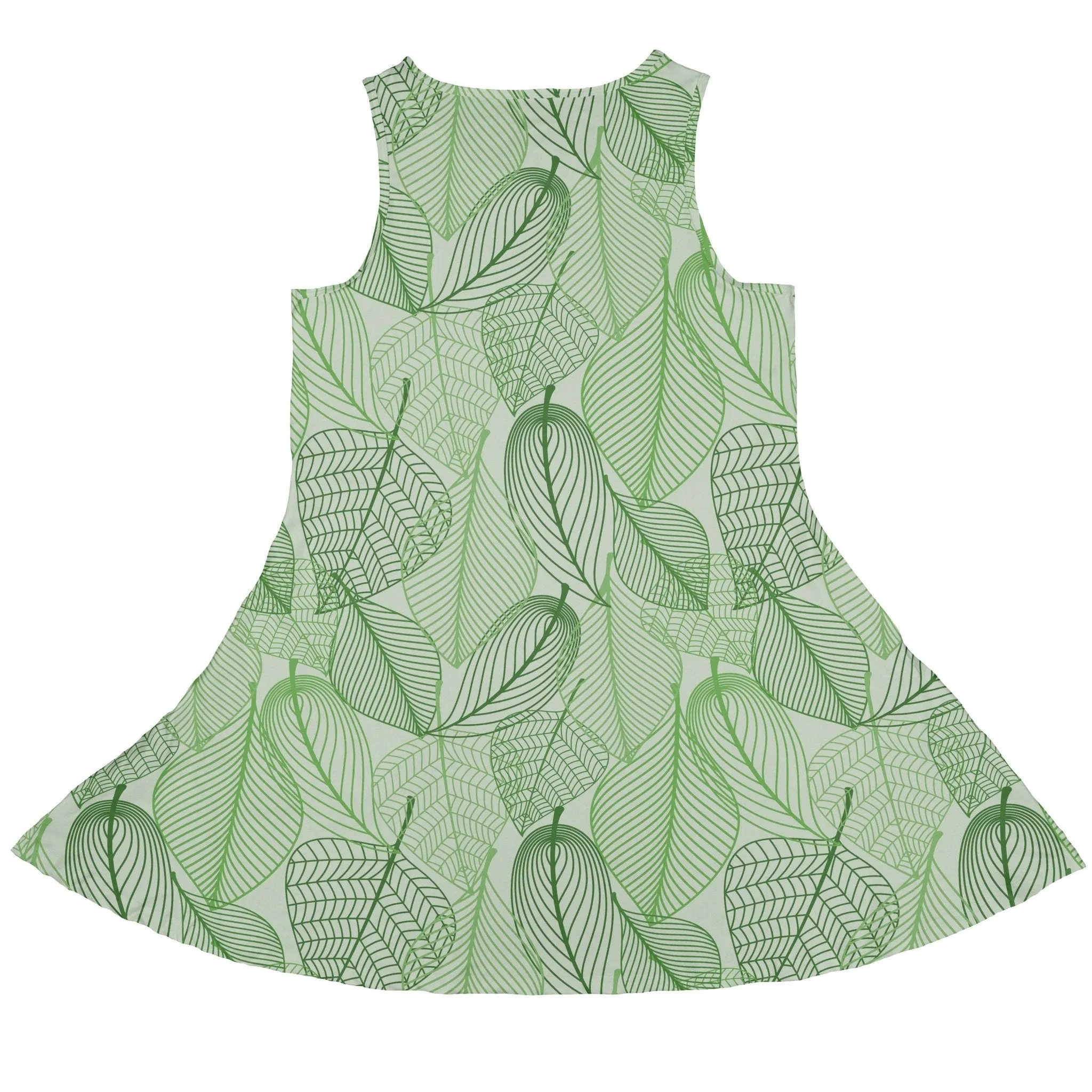 Micro Minimalist Leaves Dress