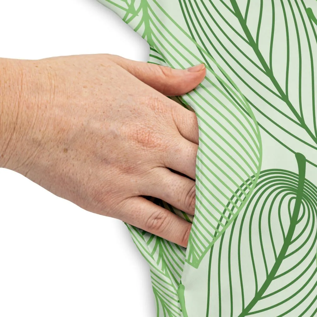 Micro Minimalist Leaves Dress