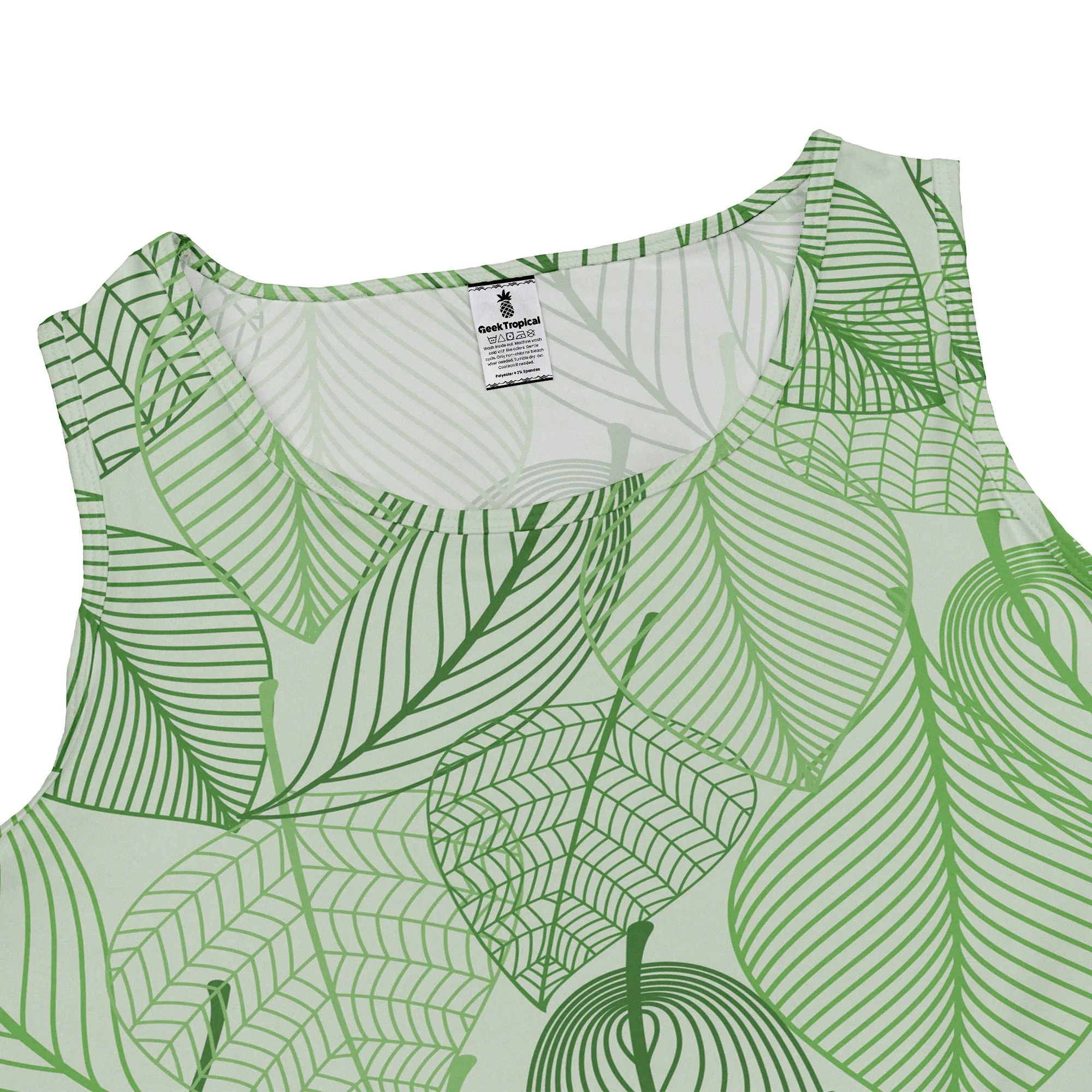 Micro Minimalist Leaves Dress