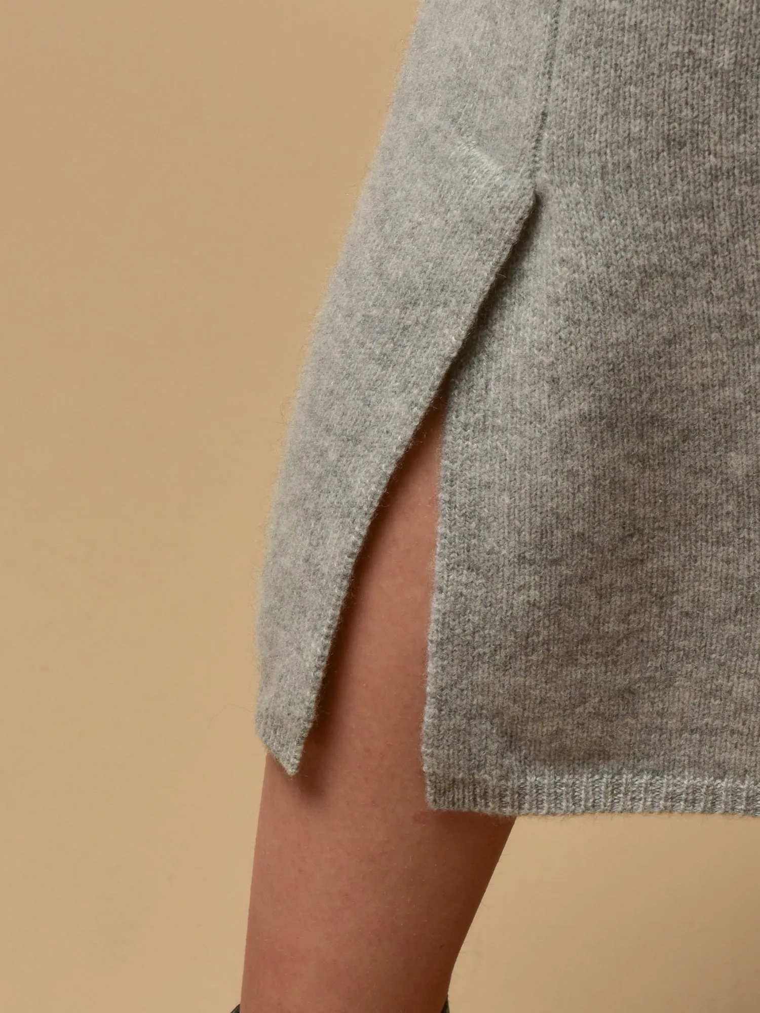 Midi Skirt_Light Grey