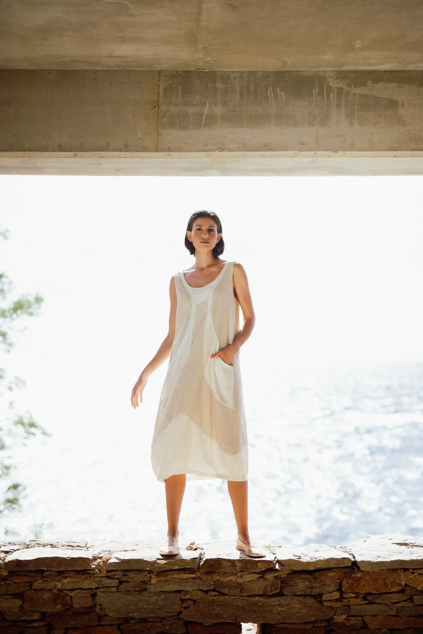 Milos Linen Dress