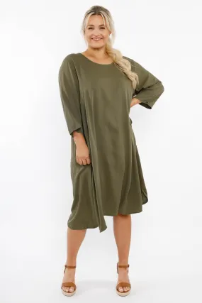 Minimalist Dress | Khaki | FINAL SALE