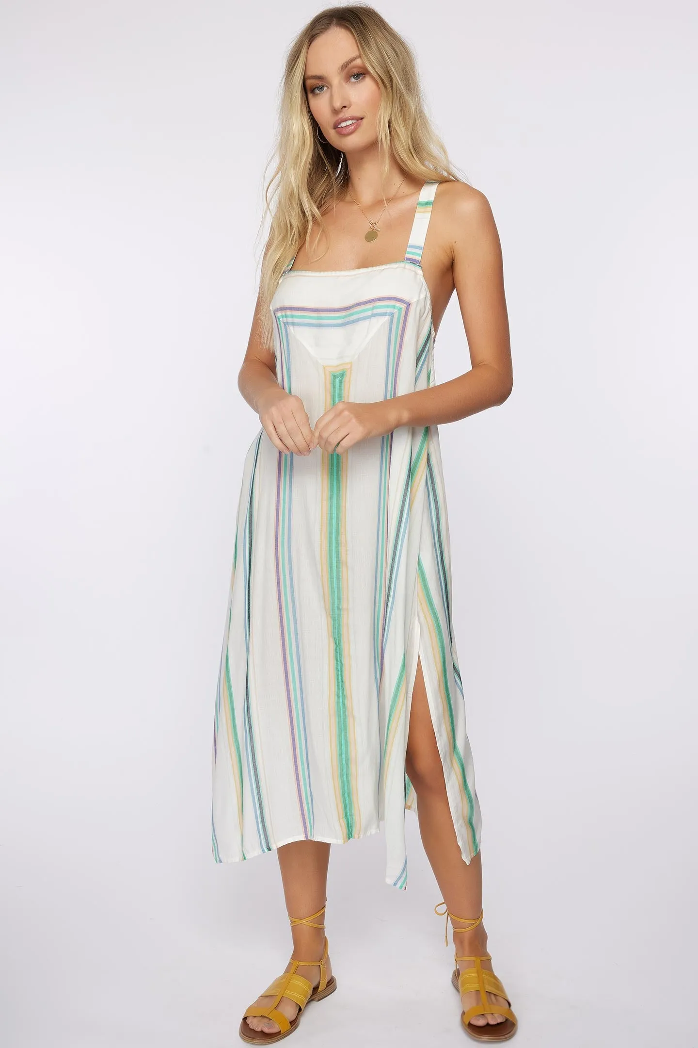 MIRANDA STRIPE DRESS COVER-UP