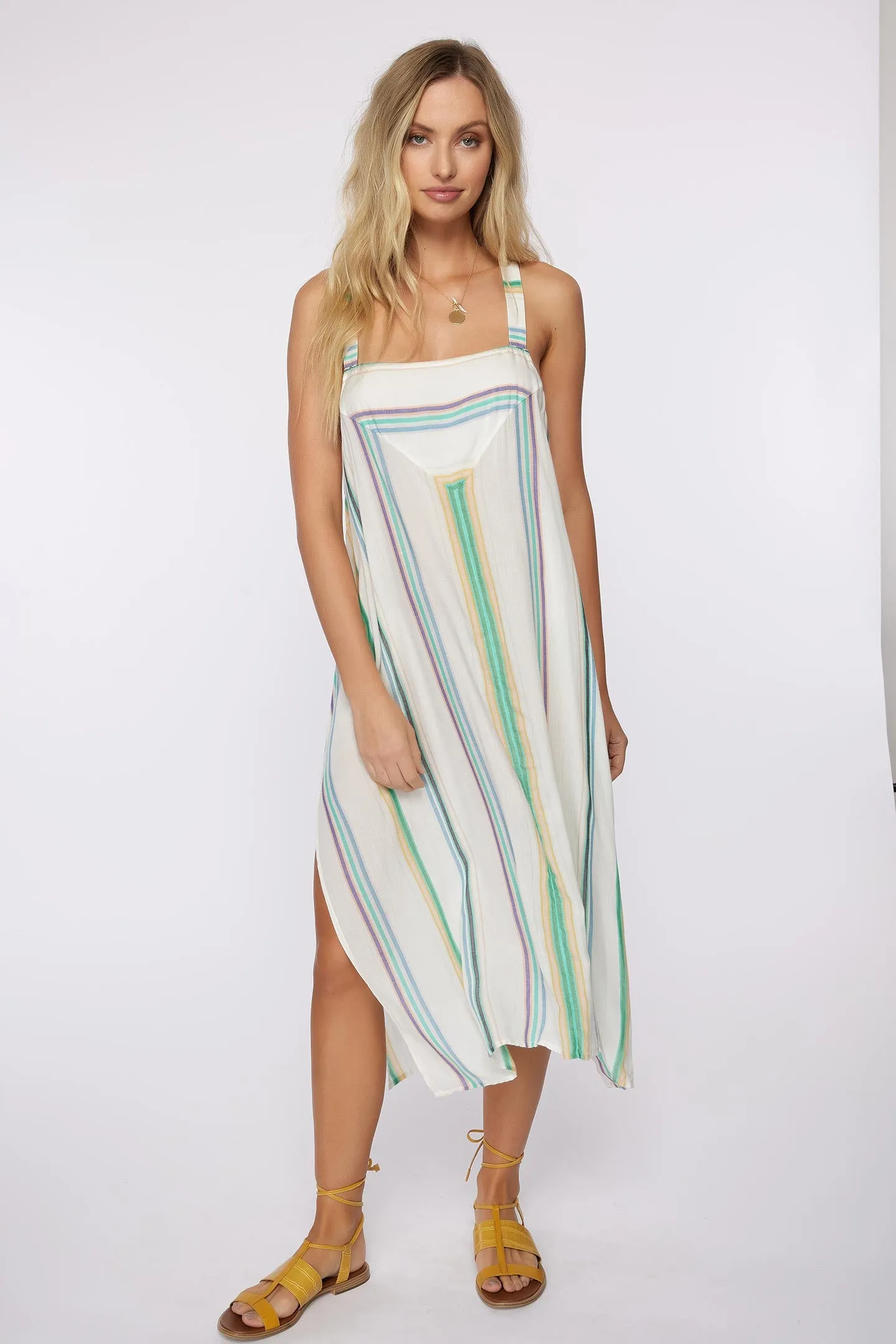 MIRANDA STRIPE DRESS COVER-UP
