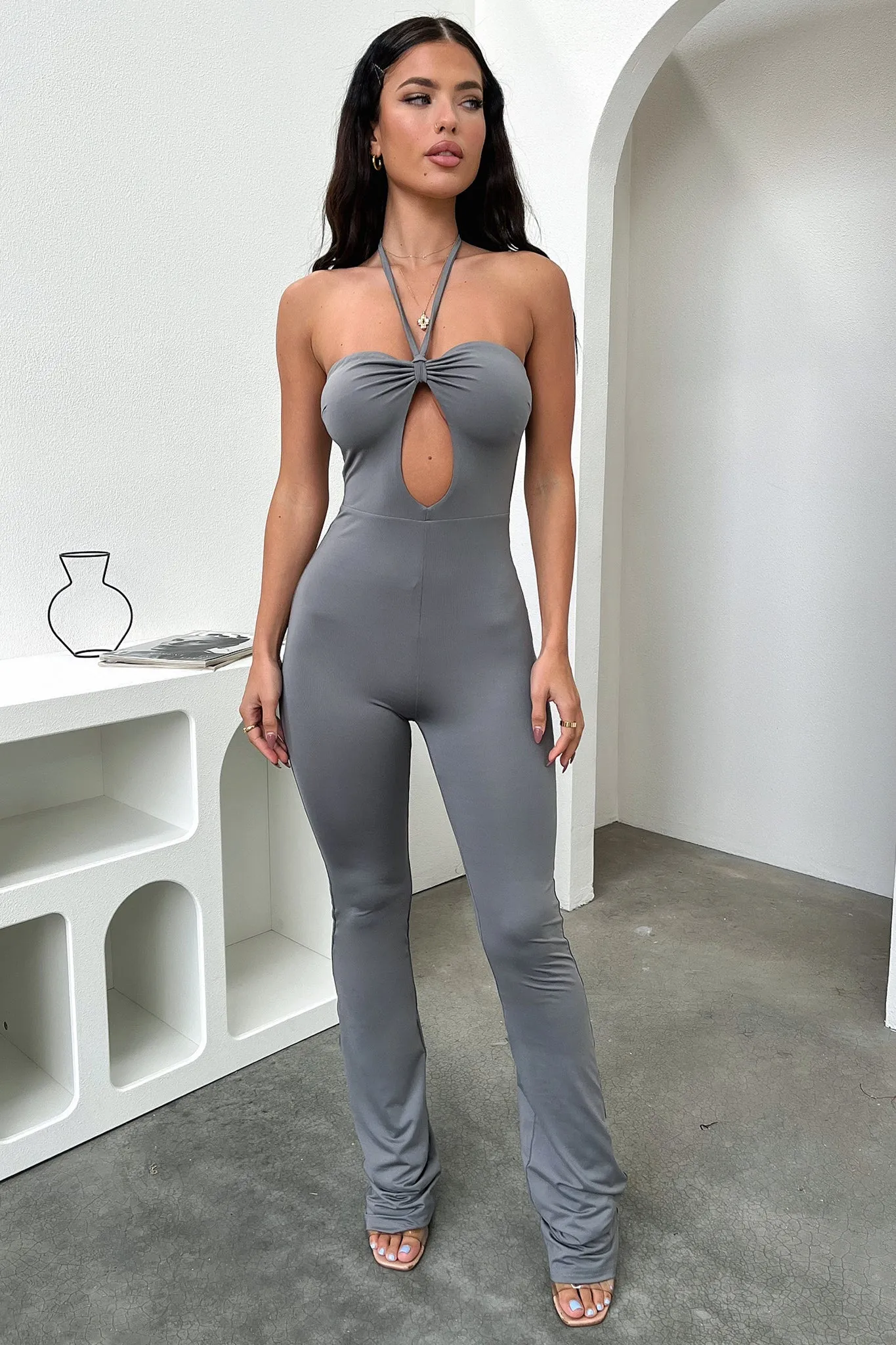 Mischa Jumpsuit -  Grey