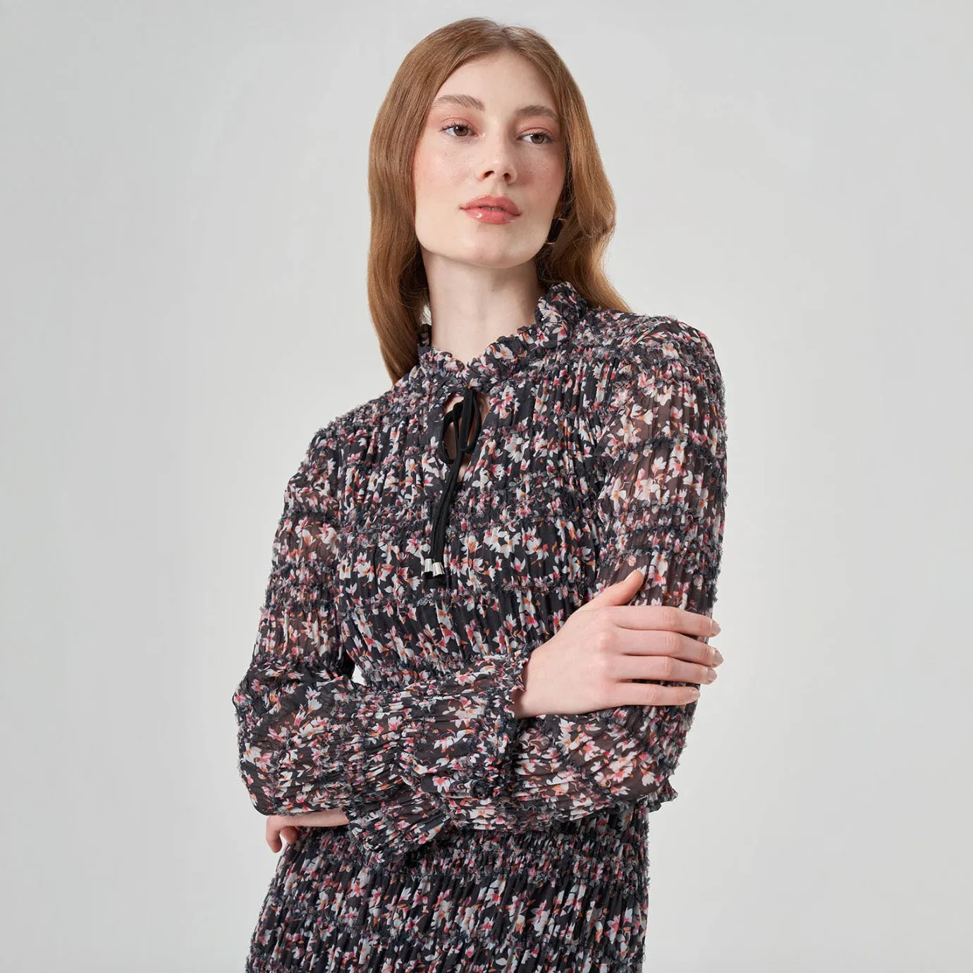 Mizalle Midi Dress Mix - Dress