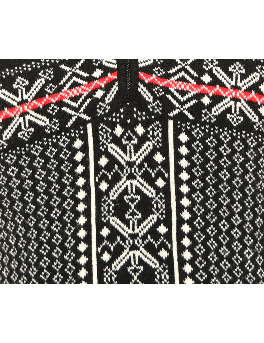 Nordic Black Jumper - S