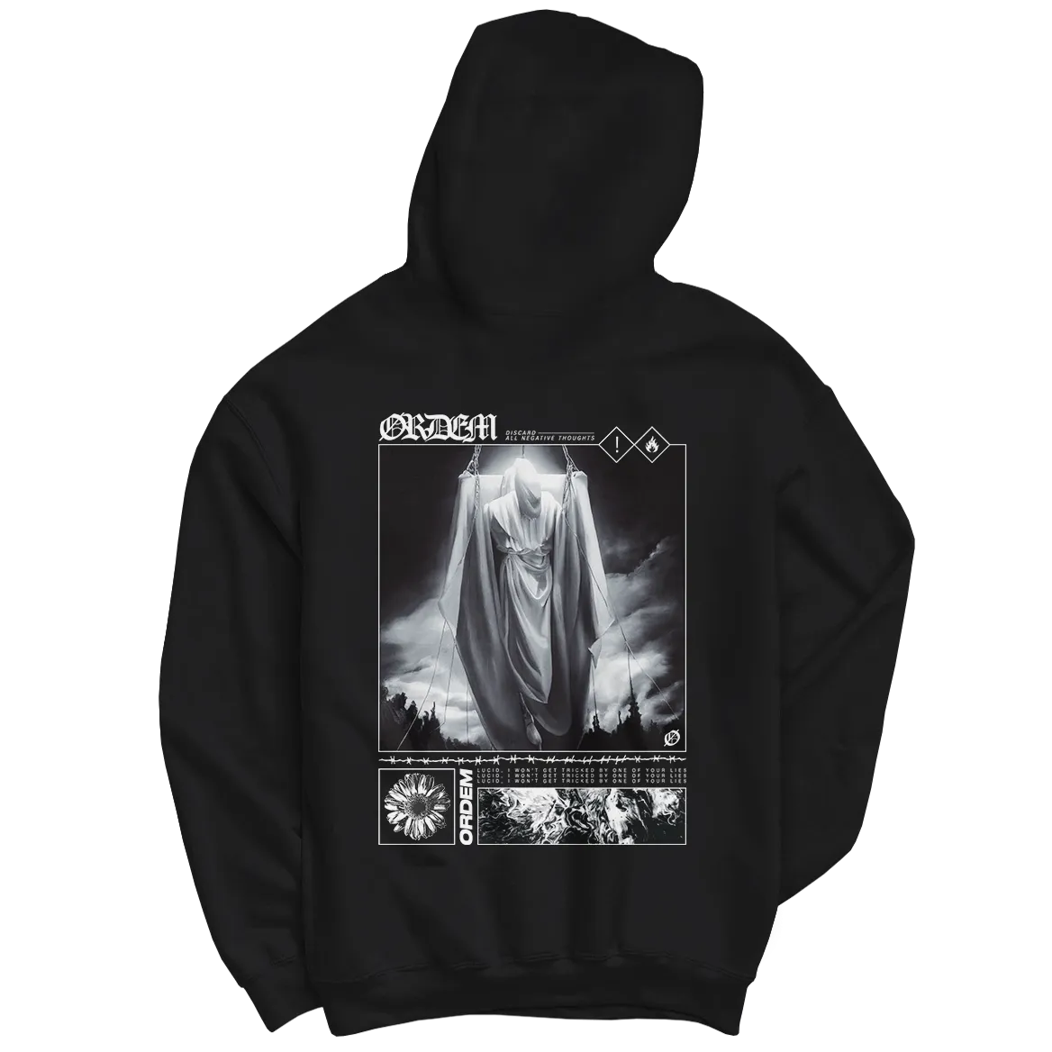 ORDEM - "Negative Thoughts" Black Hoodie