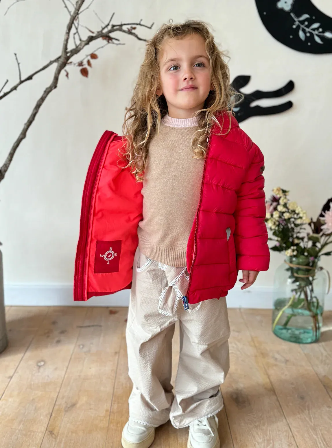 Pack-A-Way Puffer in Raspberry Pink