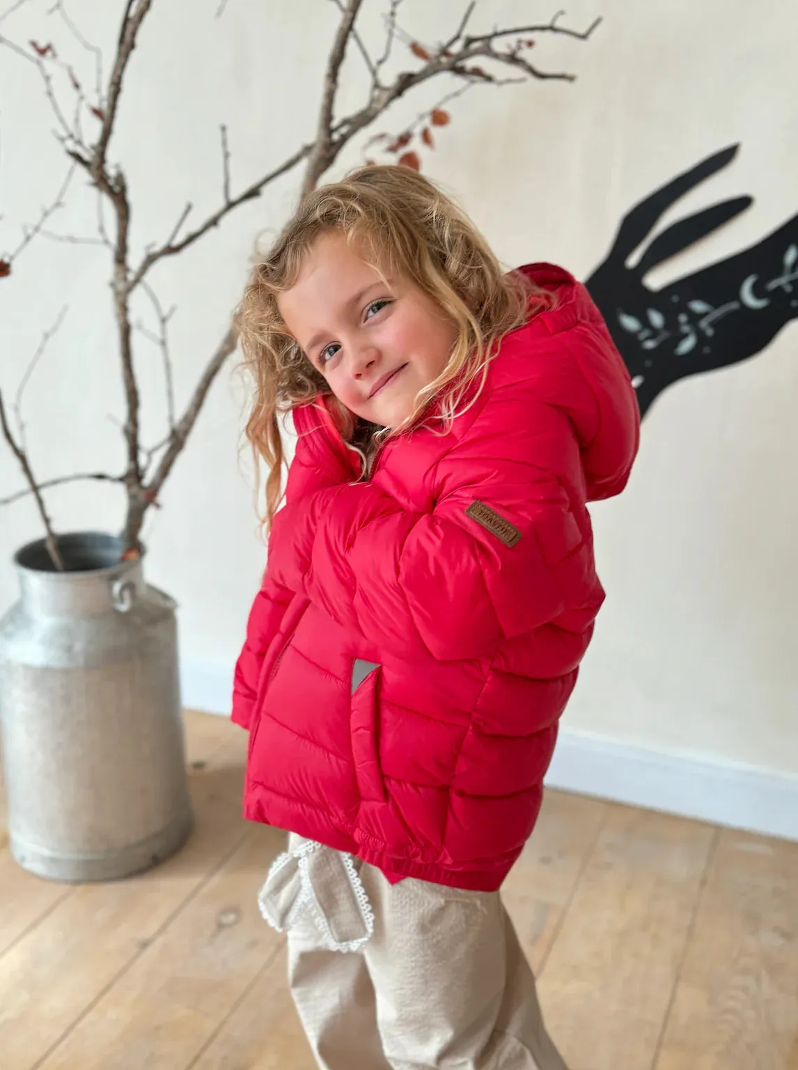Pack-A-Way Puffer in Raspberry Pink