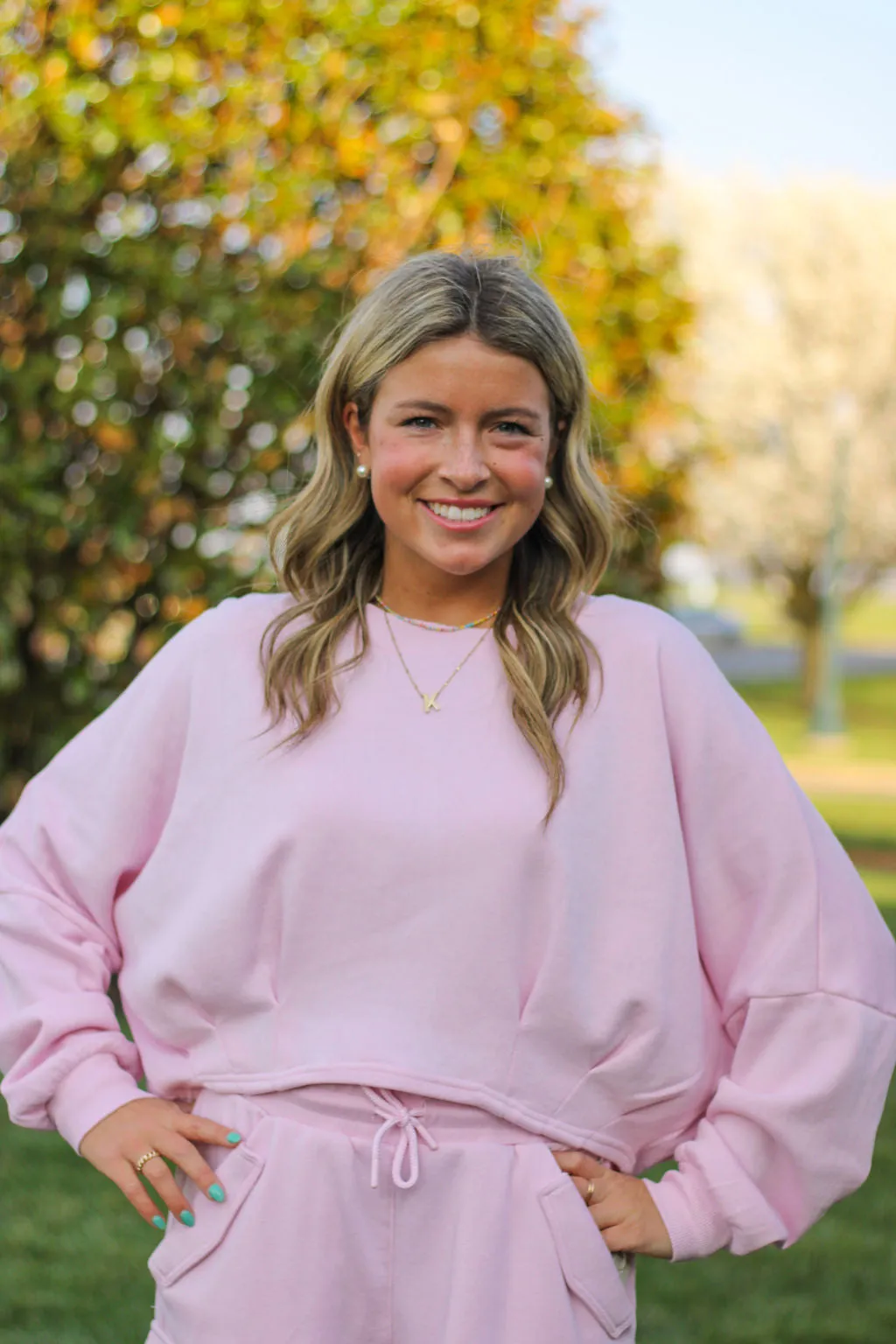 Paradise Pink Cashmere Fleece Set