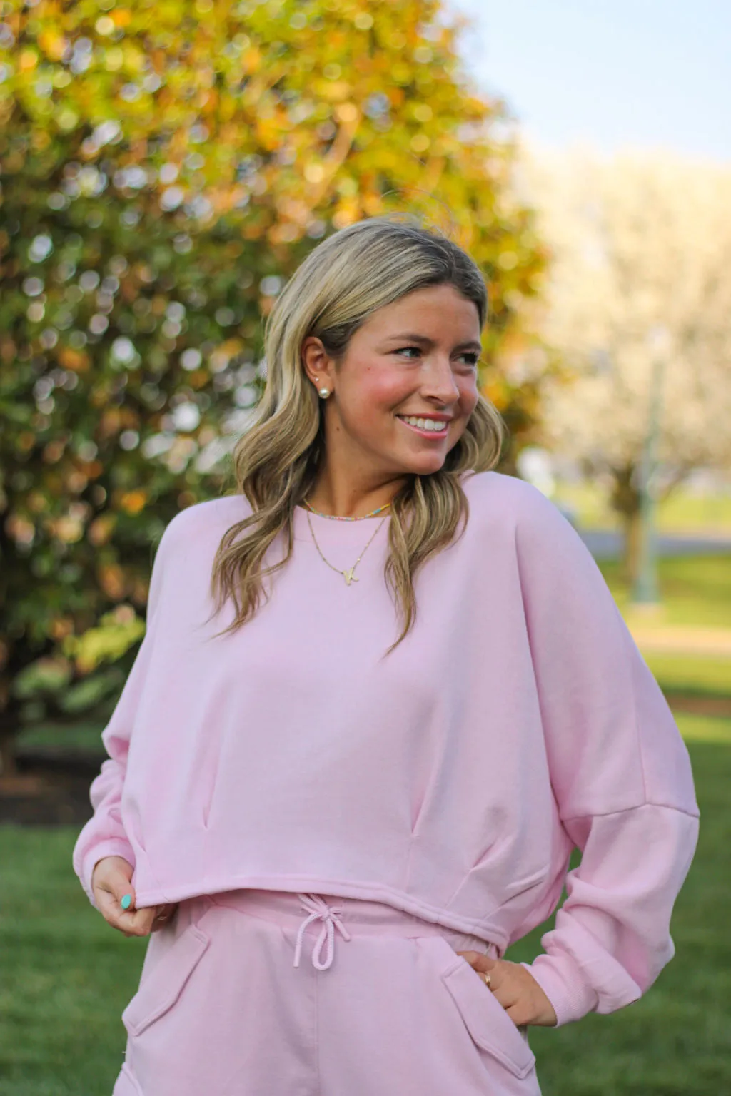 Paradise Pink Cashmere Fleece Set