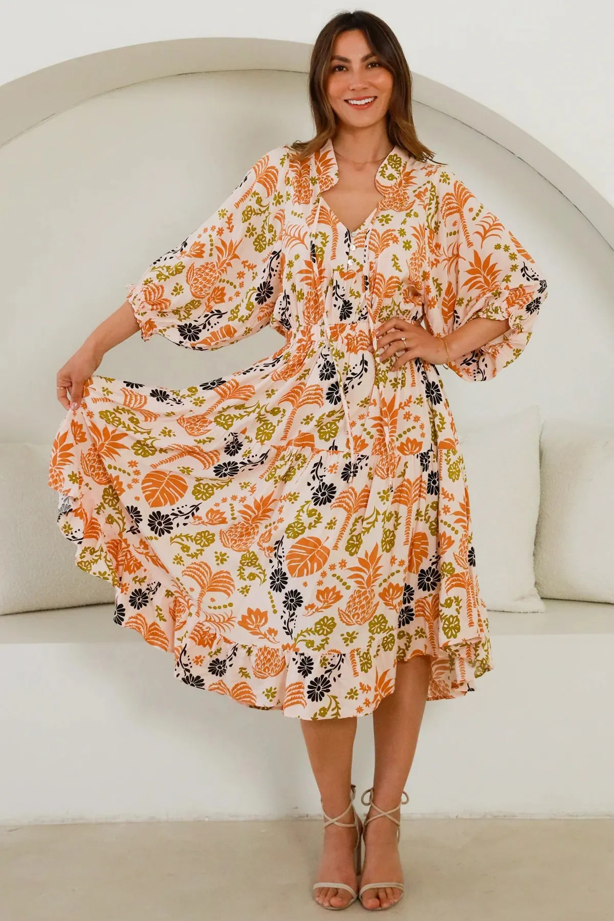 PARADISO MIDI DRESS