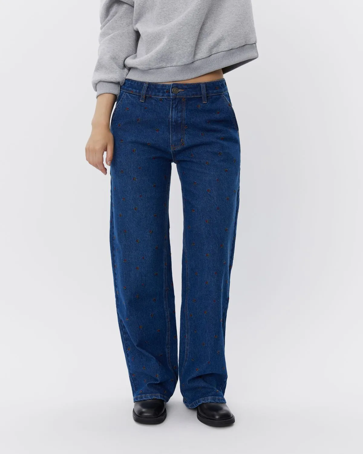 PIASW JEANS - Dark denim blue