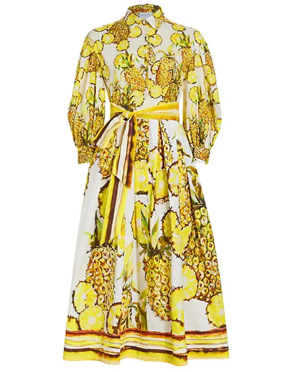 Pineapple Lissy Shirt Dress
