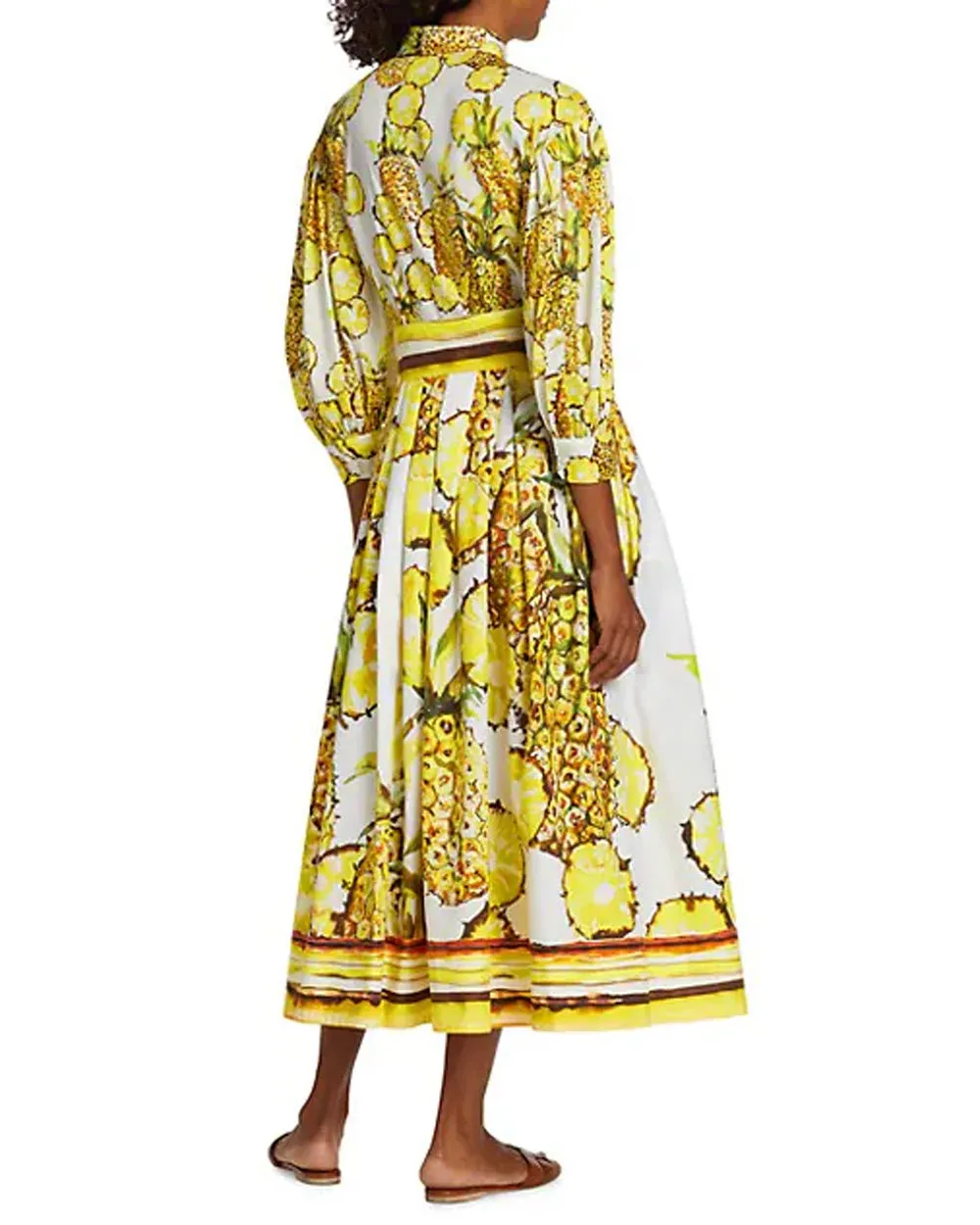 Pineapple Lissy Shirt Dress