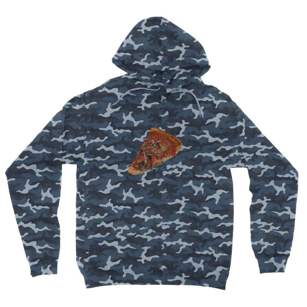 Pizza Camouflage Adult Hoodie