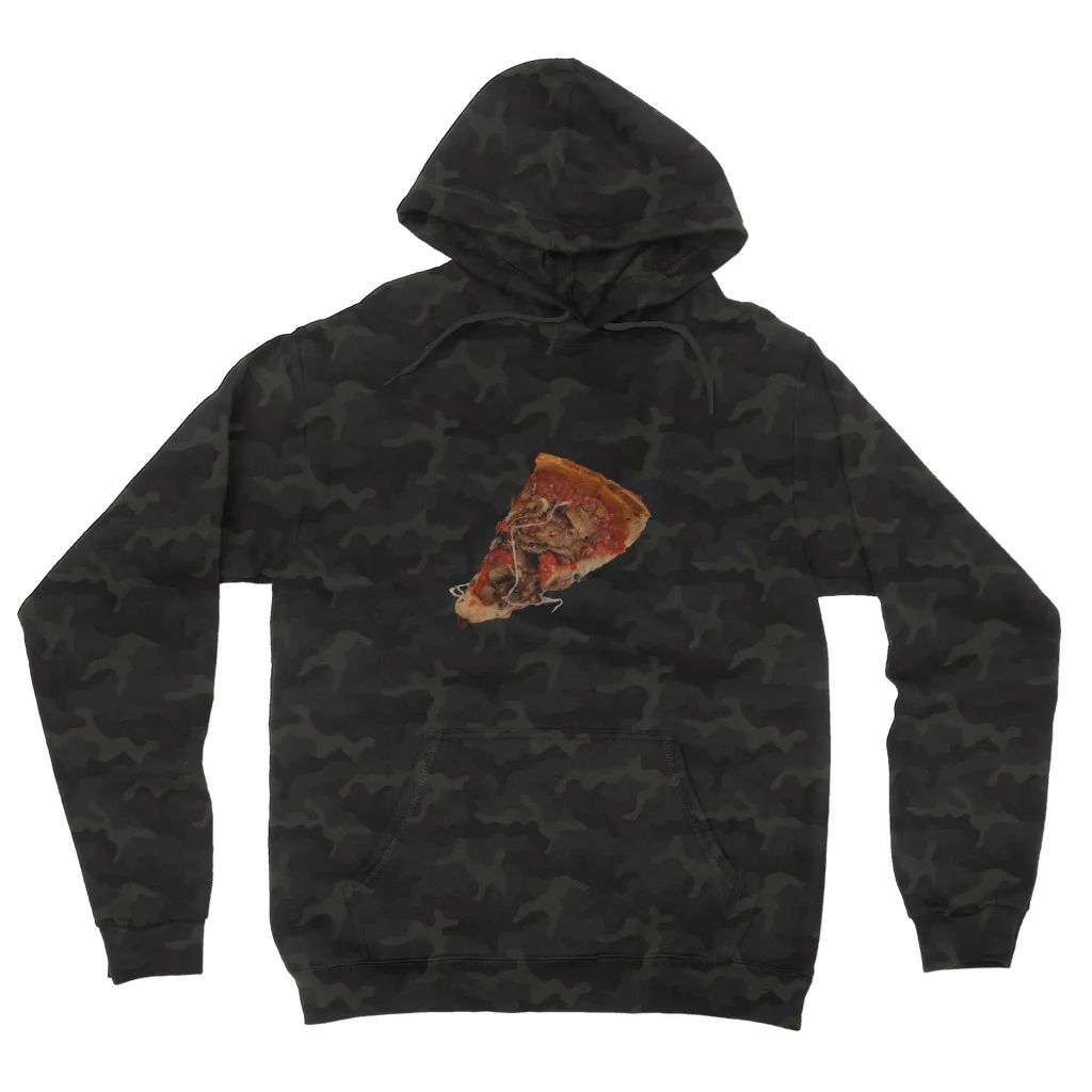 Pizza Camouflage Adult Hoodie