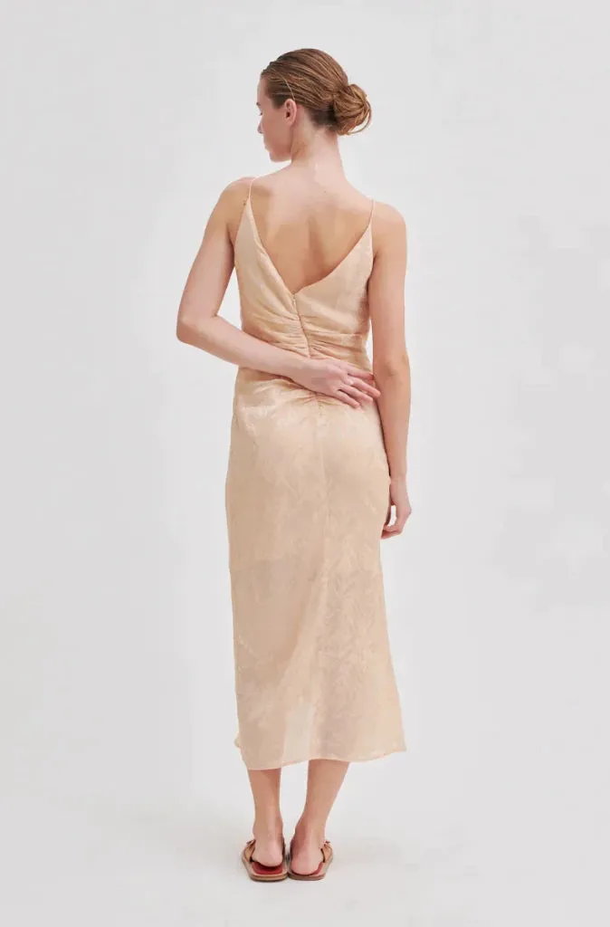 Second Female Bari Dress in Ivory Cream