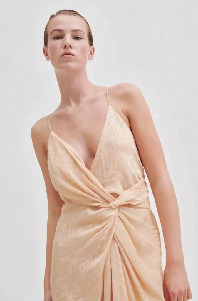 Second Female Bari Dress in Ivory Cream