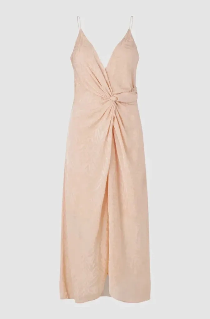 Second Female Bari Dress in Ivory Cream
