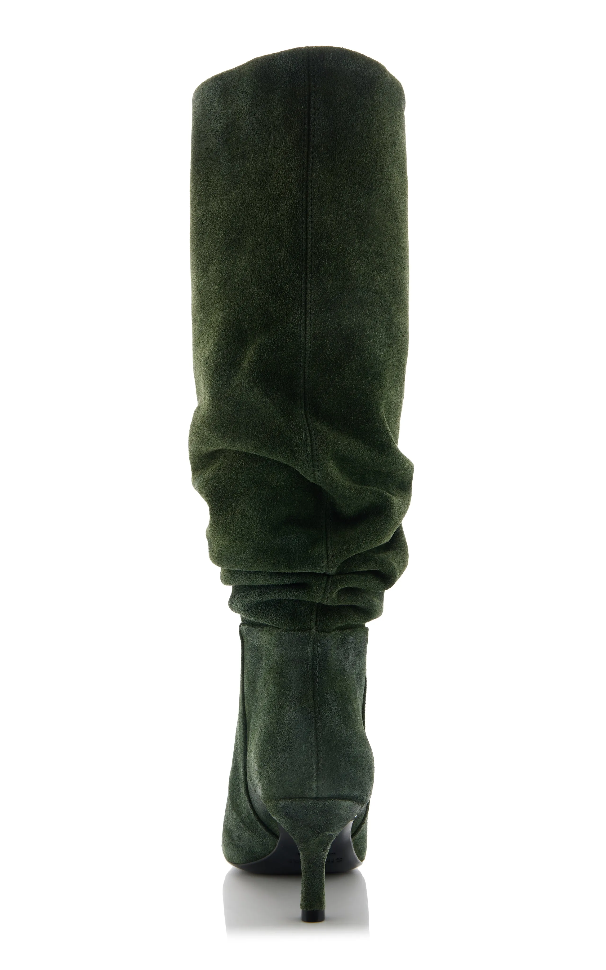 SIMKHAI - Jordi Suede Slouch Boot in Everest Green
