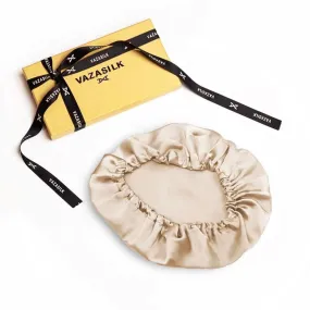 Single Layer Silk Bonnet - Champagne