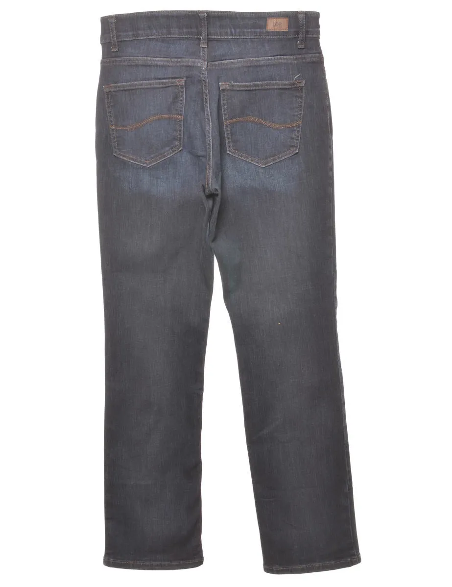 Straight Leg Lee Indigo Jeans - W30 L31