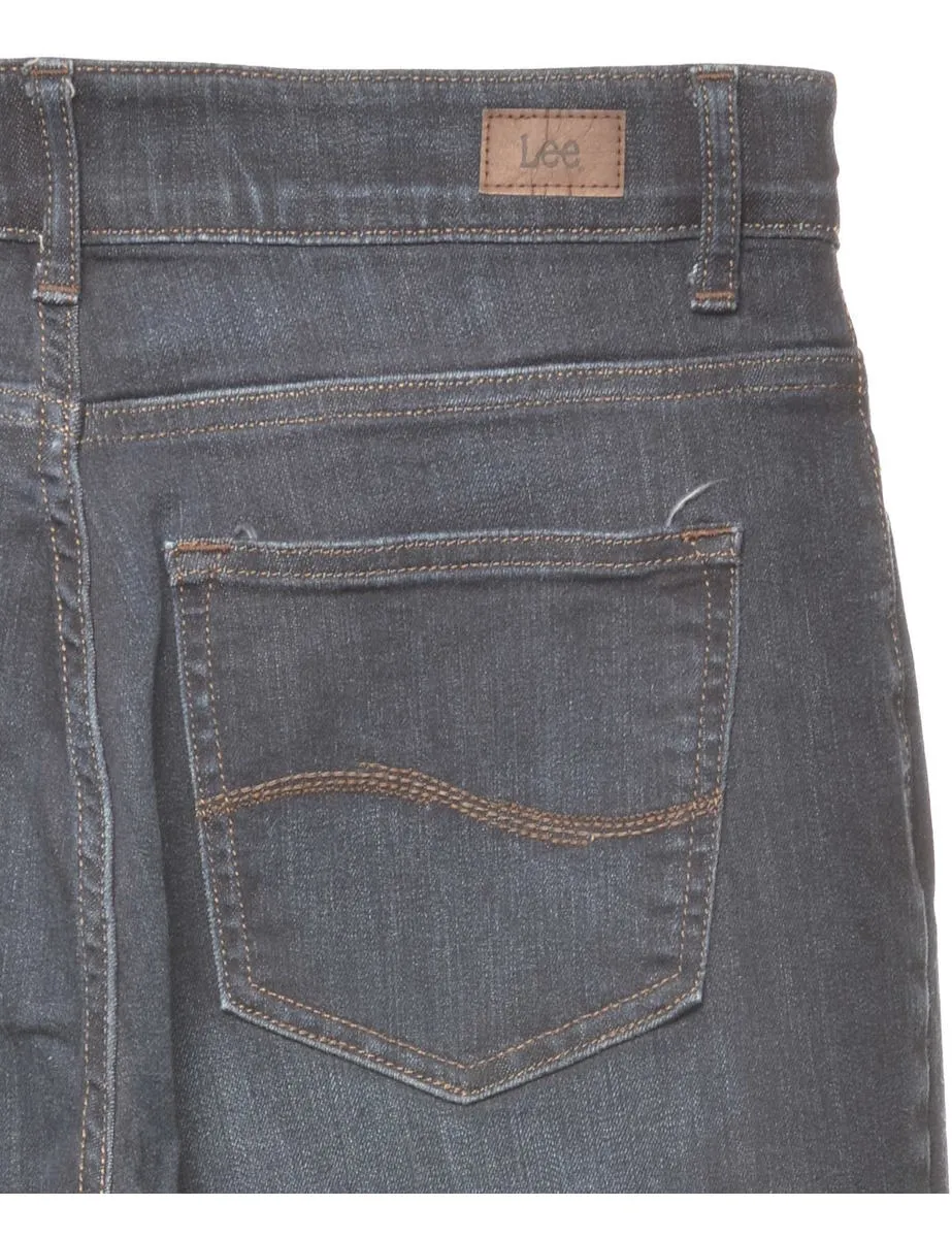 Straight Leg Lee Indigo Jeans - W30 L31