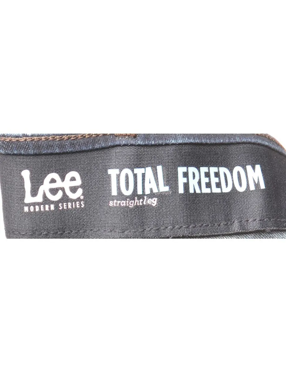Straight Leg Lee Indigo Jeans - W30 L31