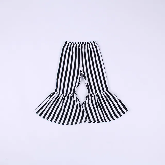 Stripe Bell Bottom Pants