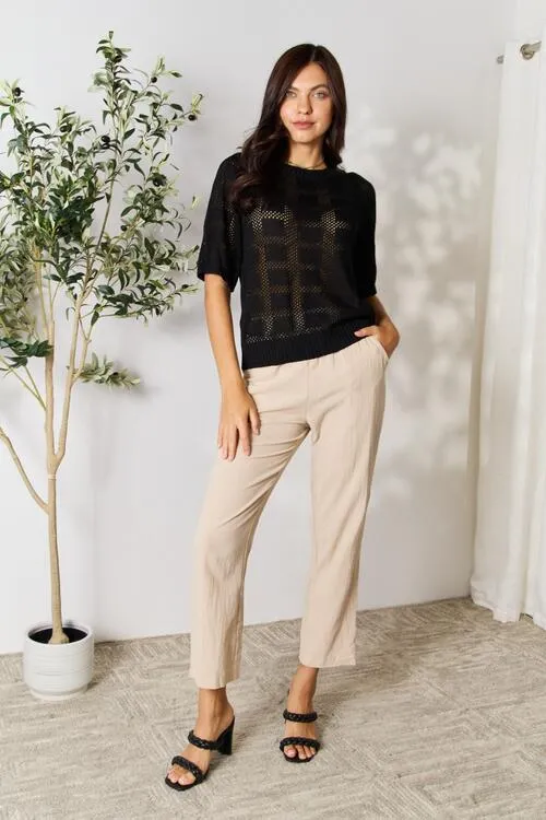 TEEK - DT Ribbed Knit Top