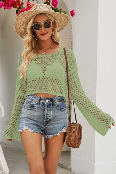 TEEK - Openwork Knit Top