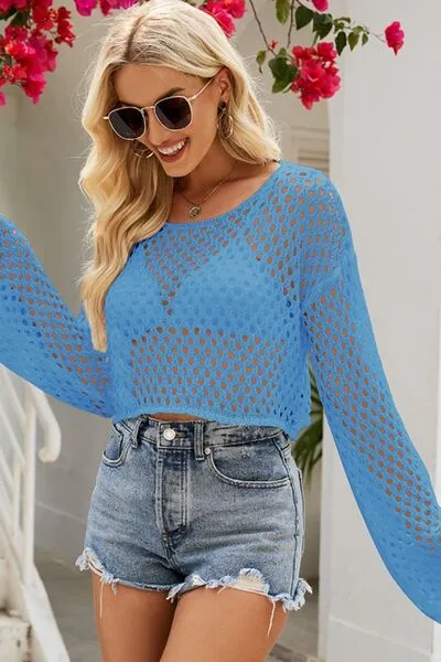TEEK - Openwork Knit Top
