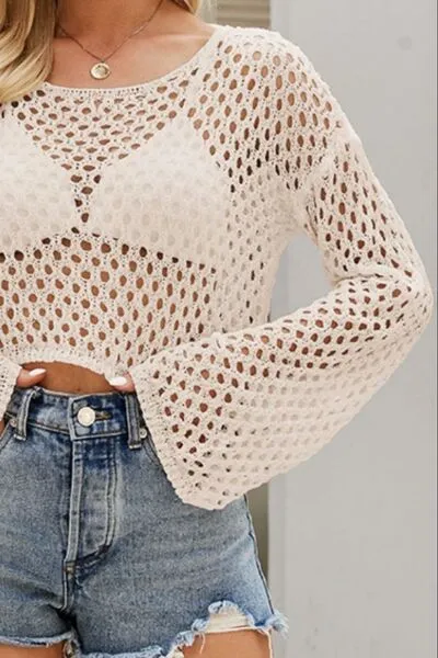 TEEK - Openwork Knit Top