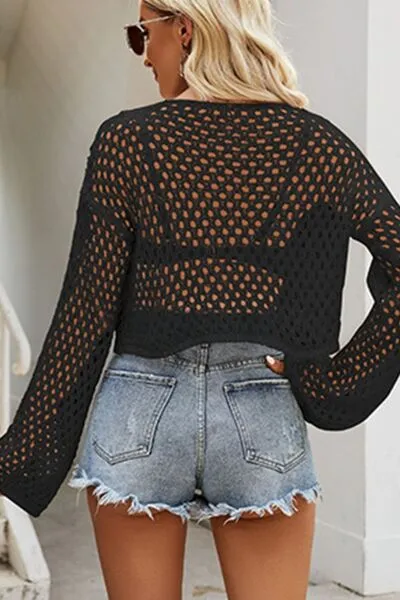 TEEK - Openwork Knit Top