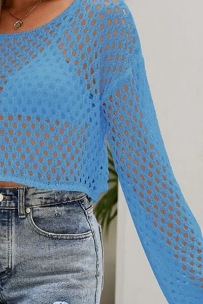 TEEK - Openwork Knit Top