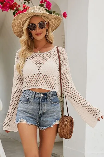 TEEK - Openwork Knit Top