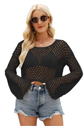 TEEK - Openwork Knit Top