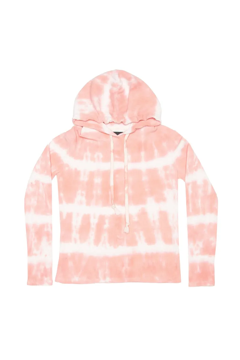 The Tower Rose Hoodie in Pink