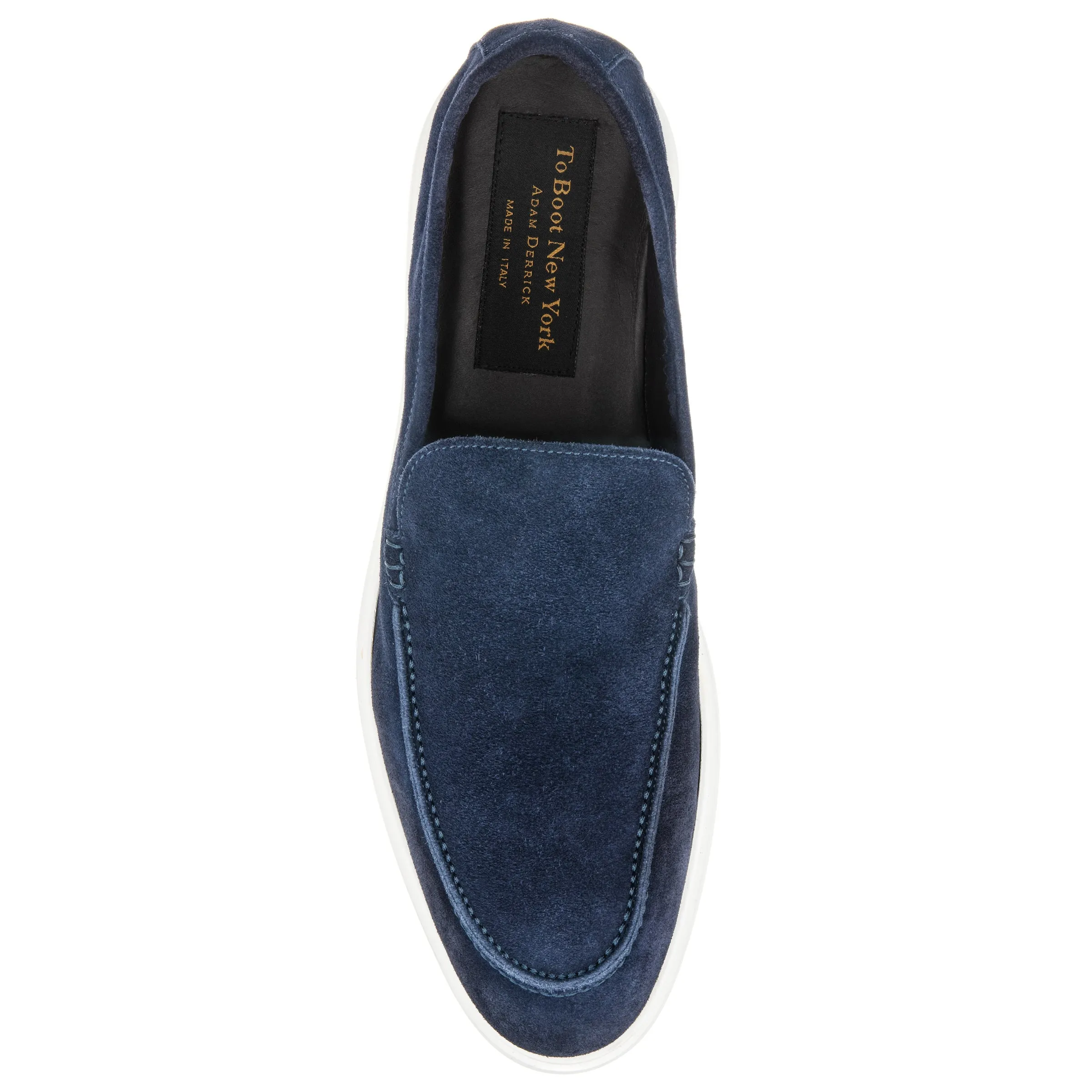 Troye Blue Suede Slip On