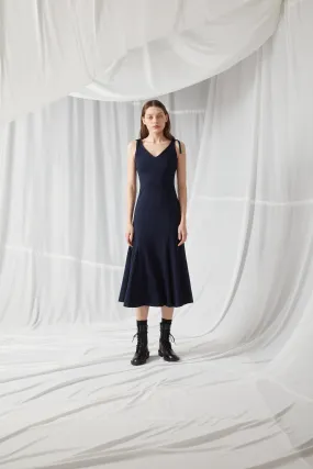 V Neck Jersey Dress