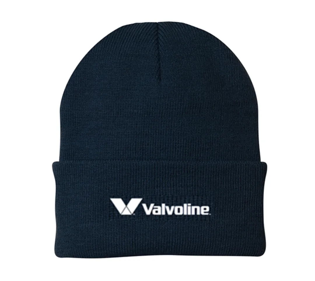 Valvoline Navy Knit Beanie